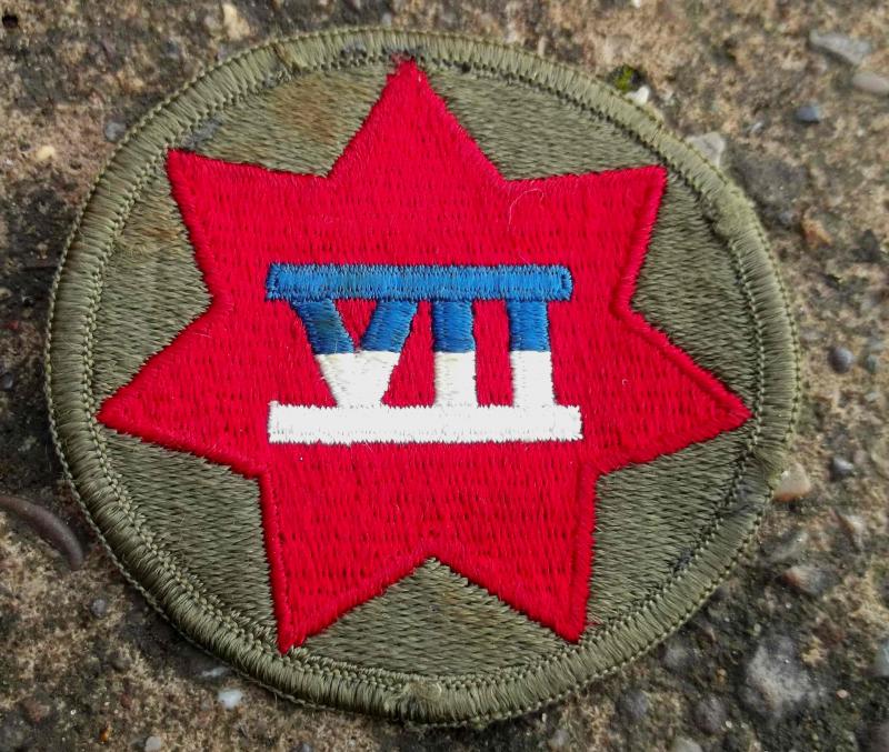 US Army WW2 7th Corps Patch VII United States