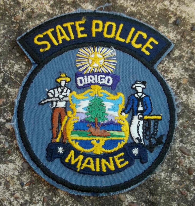 USA Maine State Police Uniform Arm Patch United States