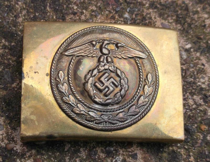 German Third Reich SA Sturmabteilung Bimetal Belt Buckle