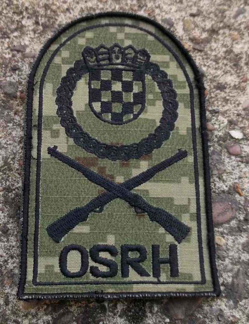 Croatian Army Camouflage OSRH Velcro Patch