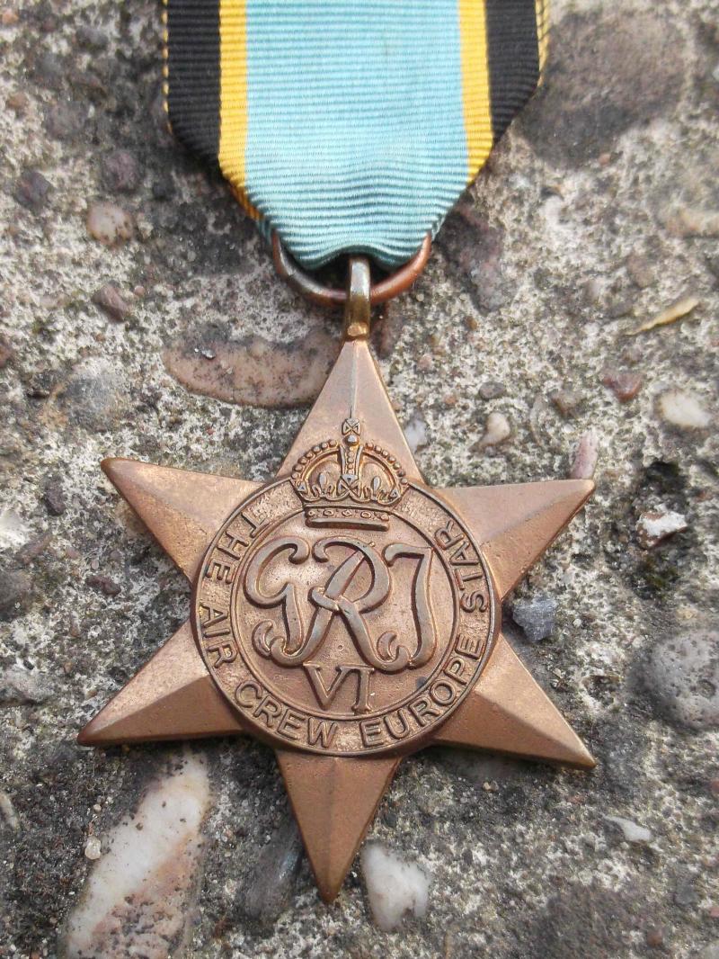 British Air Crew Europe Star Tailors Copy Medal  RAF