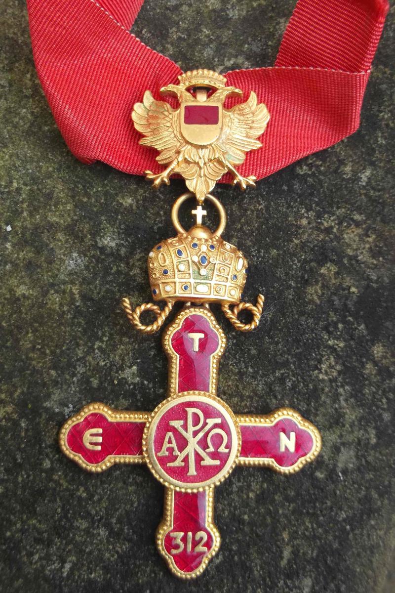 Greek Cross Imperial Order of St Constantine Medal