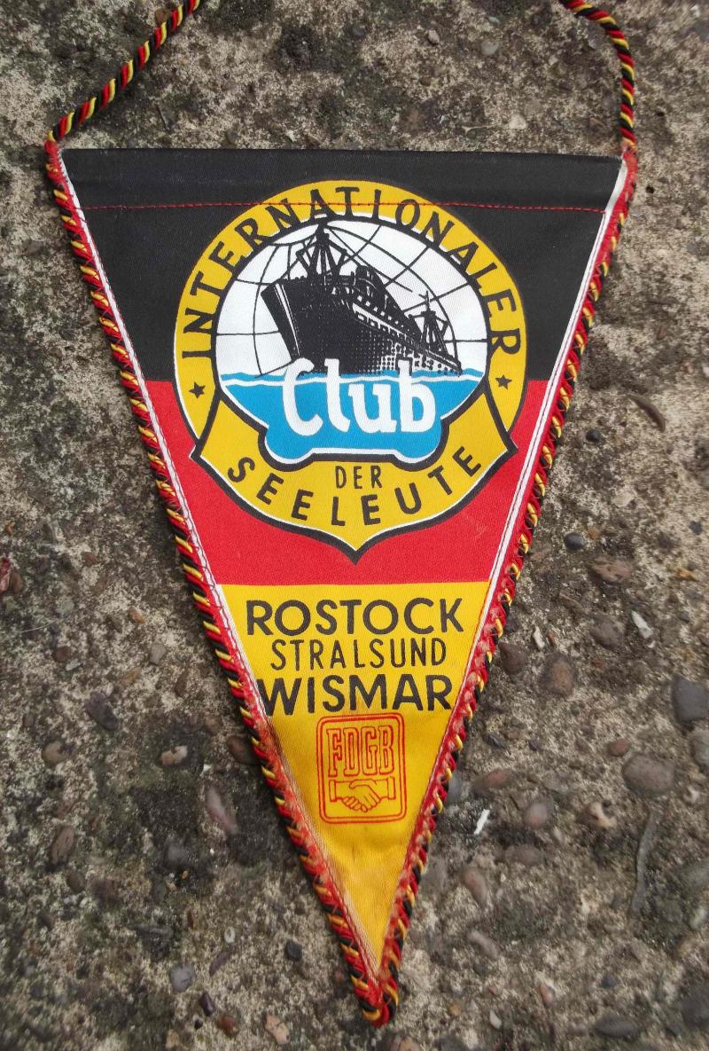 DDR International Club der Seeleute Pennant East Germany