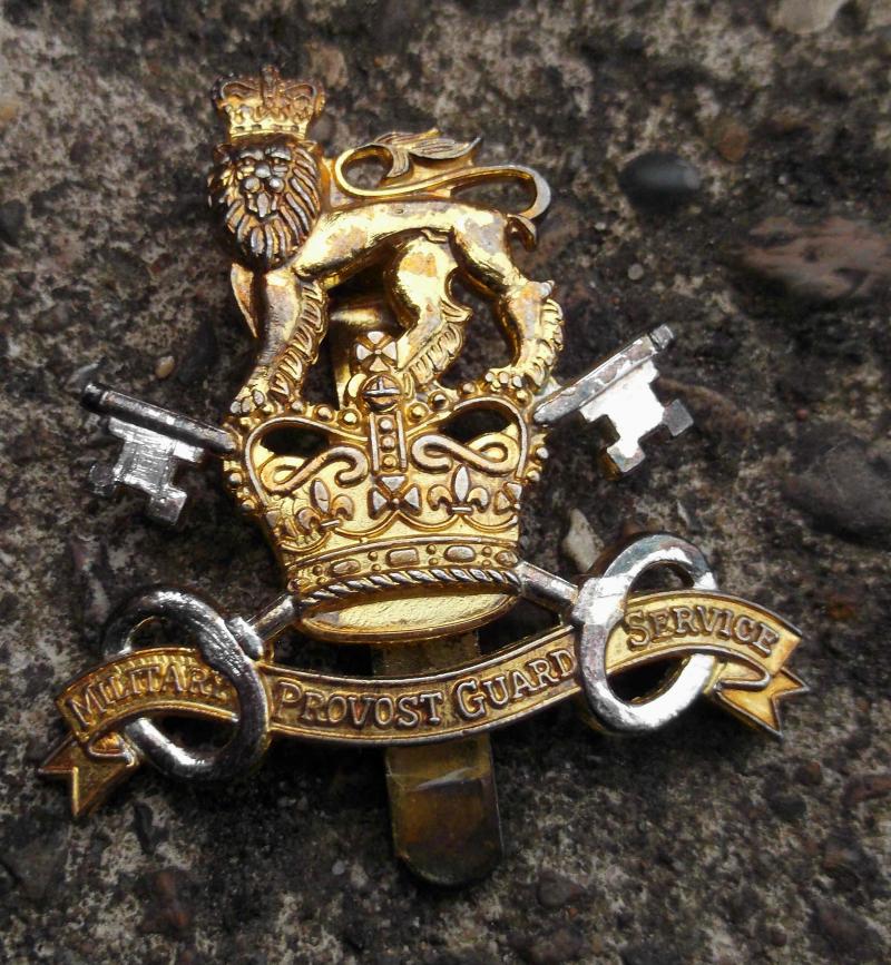 British Military Provost Guard Service Cap Badge EIIR