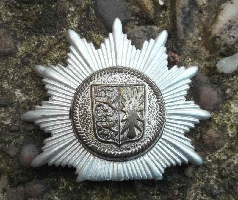 West German Police Cap Badge Schleswig-Holstein Cold War