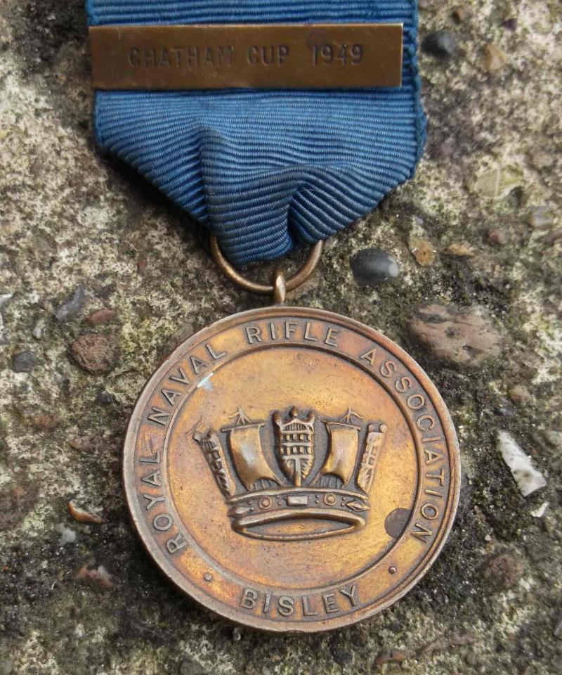 British RN Shooting Medal Bisley 1949 Royal Naval Rifle Association