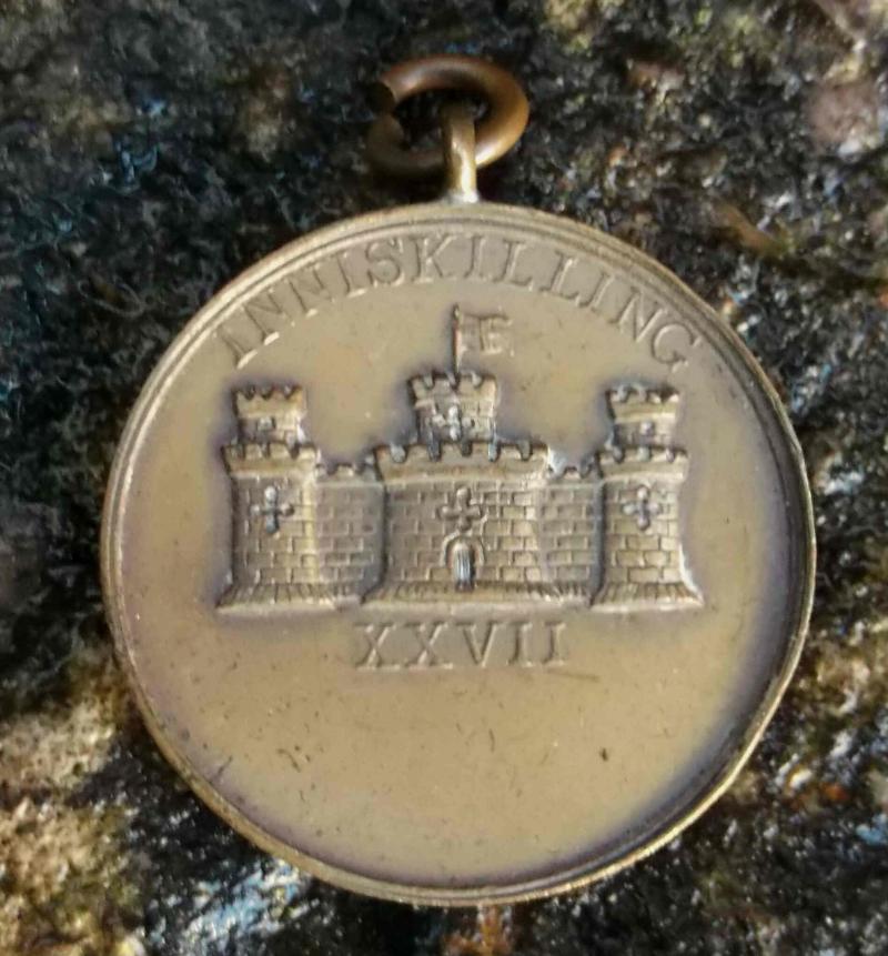 British Army Royal Inniskilling Fusiliers Football Soccer Medal