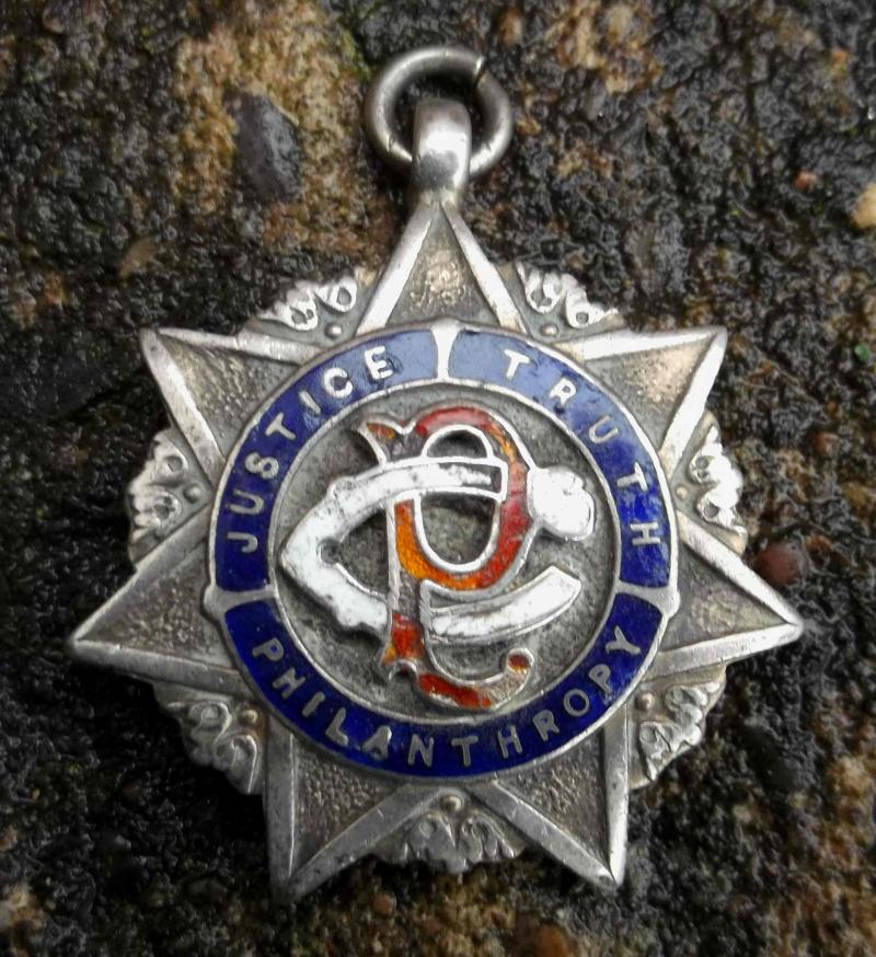 British HM Silver WW2 RAOB Jewel J Painter 1944 to 1945