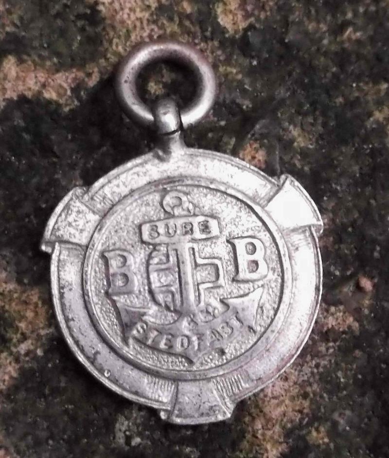 Vintage British Boys Brigade Fob Medallion