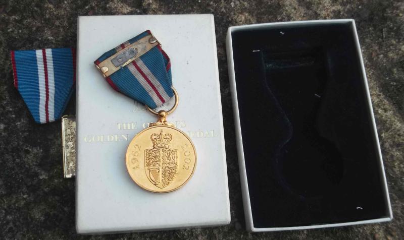 British Queens Golden Jubilee Medal EIIR 2002 in Box