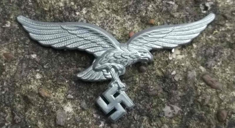 German WW2 Luftwaffe Visor Cap Eagle Third Reich