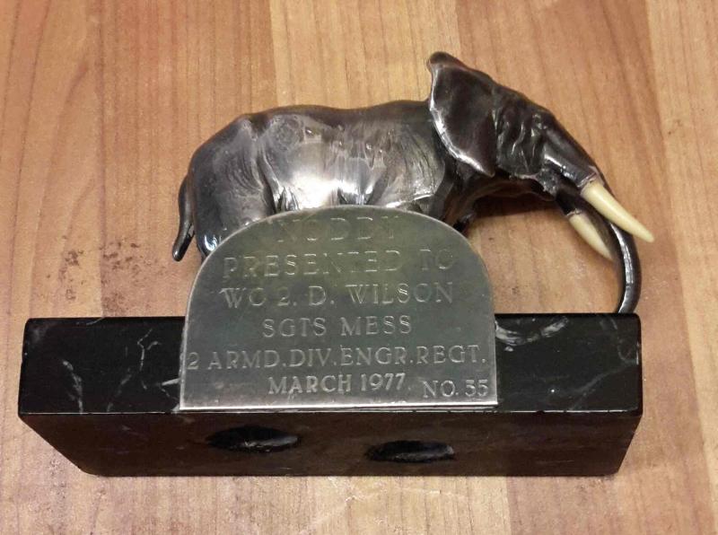 British Army Cold War Presentation Trophy 1977 Royal Engineers