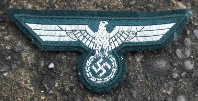 German Army Waffenrock Enlisted Pattern Third Reich Breast Eagle