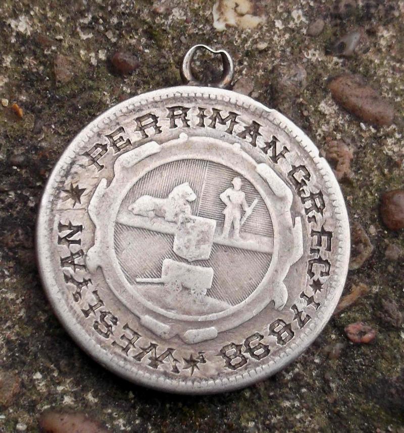 Boer War Silver South African Coin Identity Tag