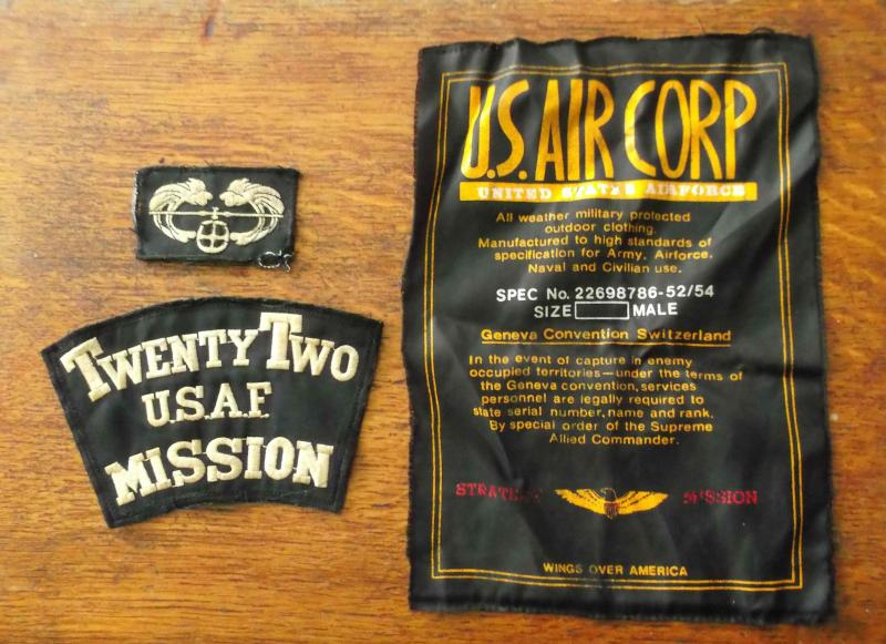 Vintage USAF Mission Twenty Two Veterans Lot United States Air Force