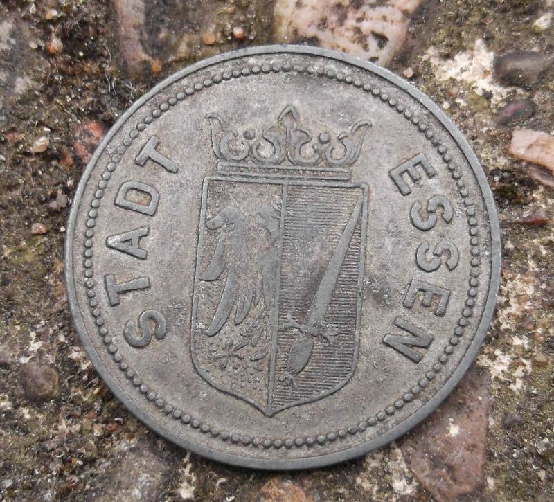 Germany WW1 Kriegsgeld Essen 50 Pfennig Coin 1917