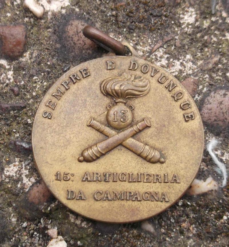 Italy Fascist Era Medal Italian Army Artillery Regiment