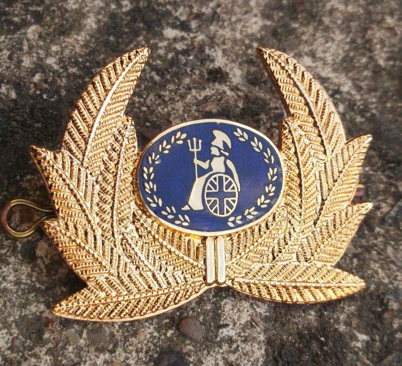 Airline Cap Badge Britannia Airways Obsolete Maker Marked