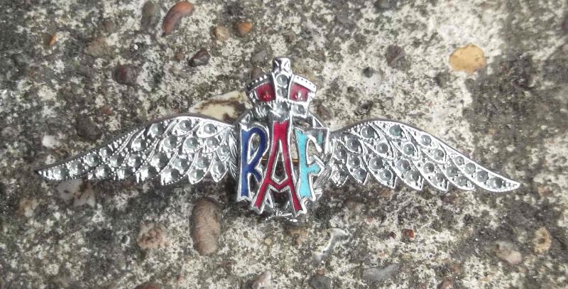 British RAF Sweetheart Wings Brooch KC Royal Air Force