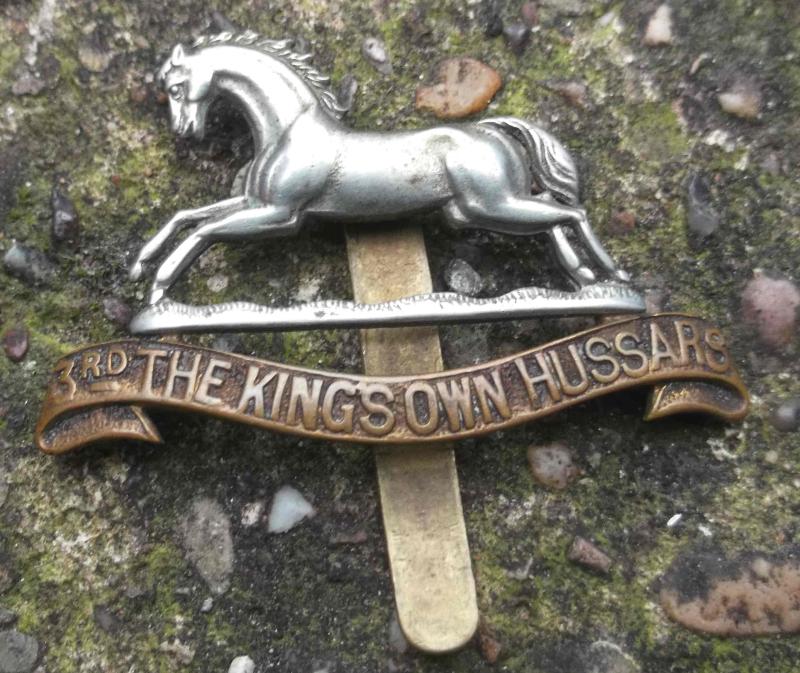 British Army 3rd Kings Own Hussars Cap Badge