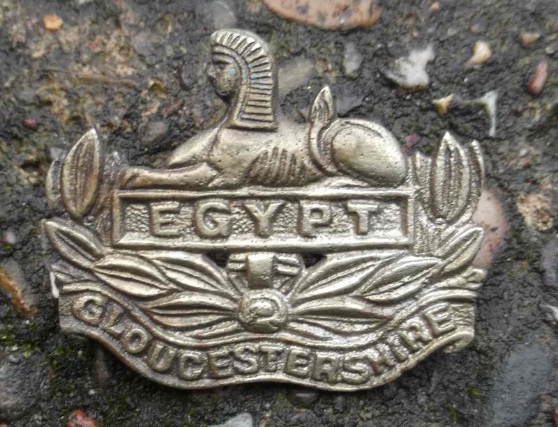 British Army Gloucestershire Regiment Bazaar Cap Badge