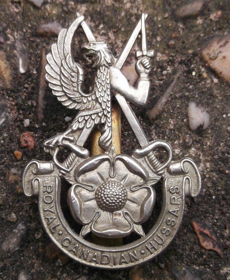 Royal Canadian Hussars Cap Badge Canada Army
