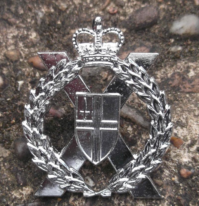 British Army London Yeomanry & Territorials Anodised Cap Badge