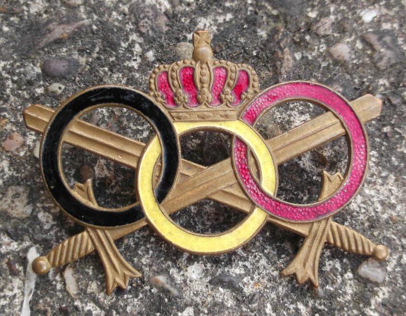 Belgian Army Sports Brevet Breast Badge Belgium