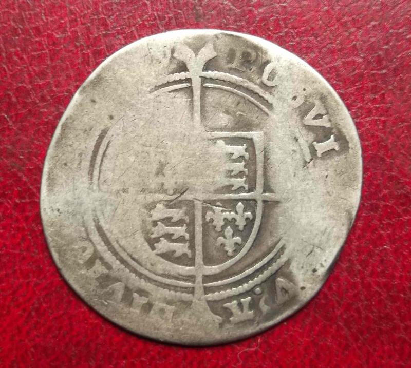 Antique Silver King Edward VI Shilling 1551 to 1553