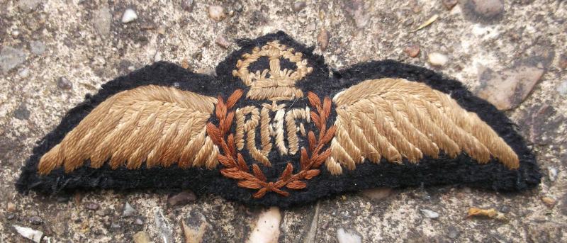 British WW2 Royal Air  Force Officer Pilots Wings RAF