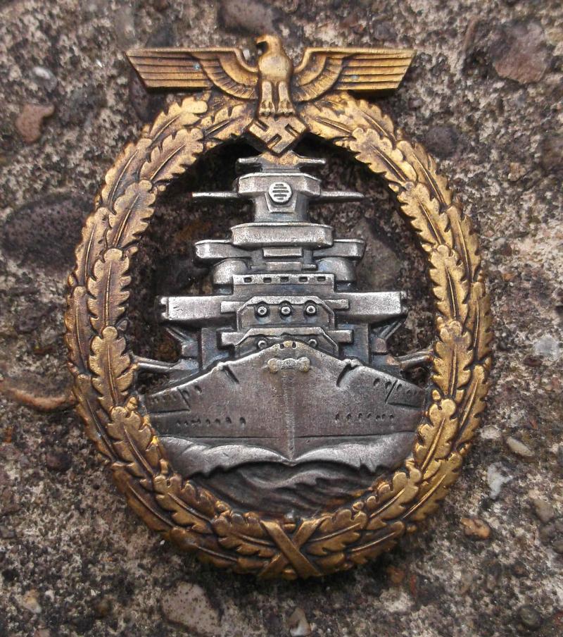 WW2 German Navy Kriegsmarine High Seas Fleet Badge