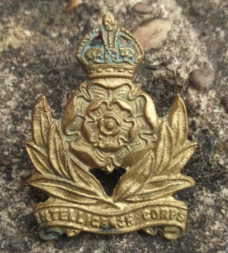 British Army Intelligence Corps Bazaar Cap Badge GVIR