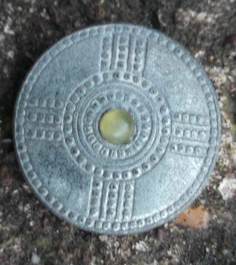 Nazi Era Germany WHW Viking Emblem Tinnie Pin Badge