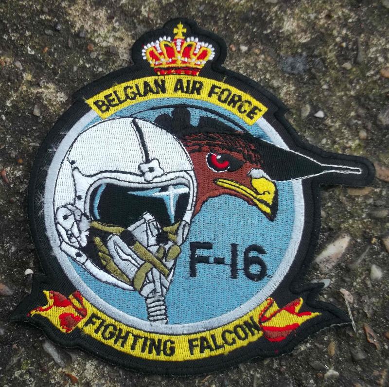 Belgian Air Force F-16 Fighting Falcon Patch Belgium