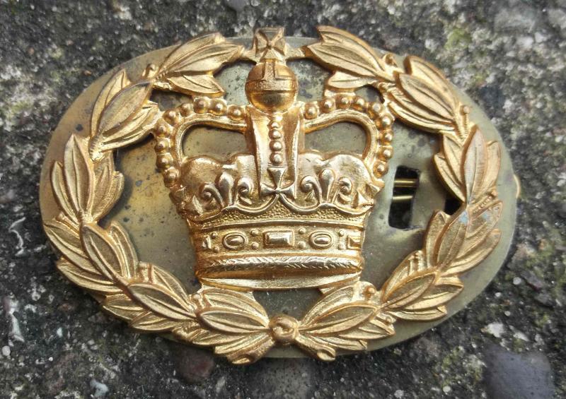 British and Commonwealth Army WO2 Warrant Officer Military Brass QC Rank Badge