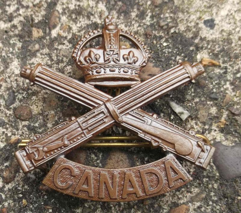 Canadian Machine Gun Corps Cap Badge WW1 Replica