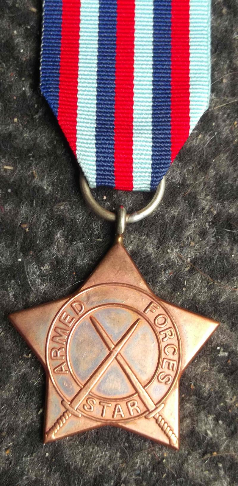 British and Commonwealth Armed Forces Star Medal