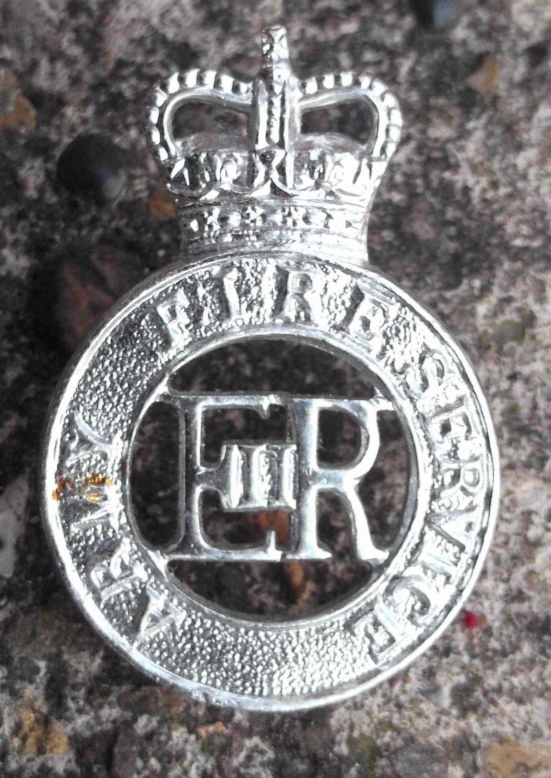British Army Fire Service Badge EIIR AFS