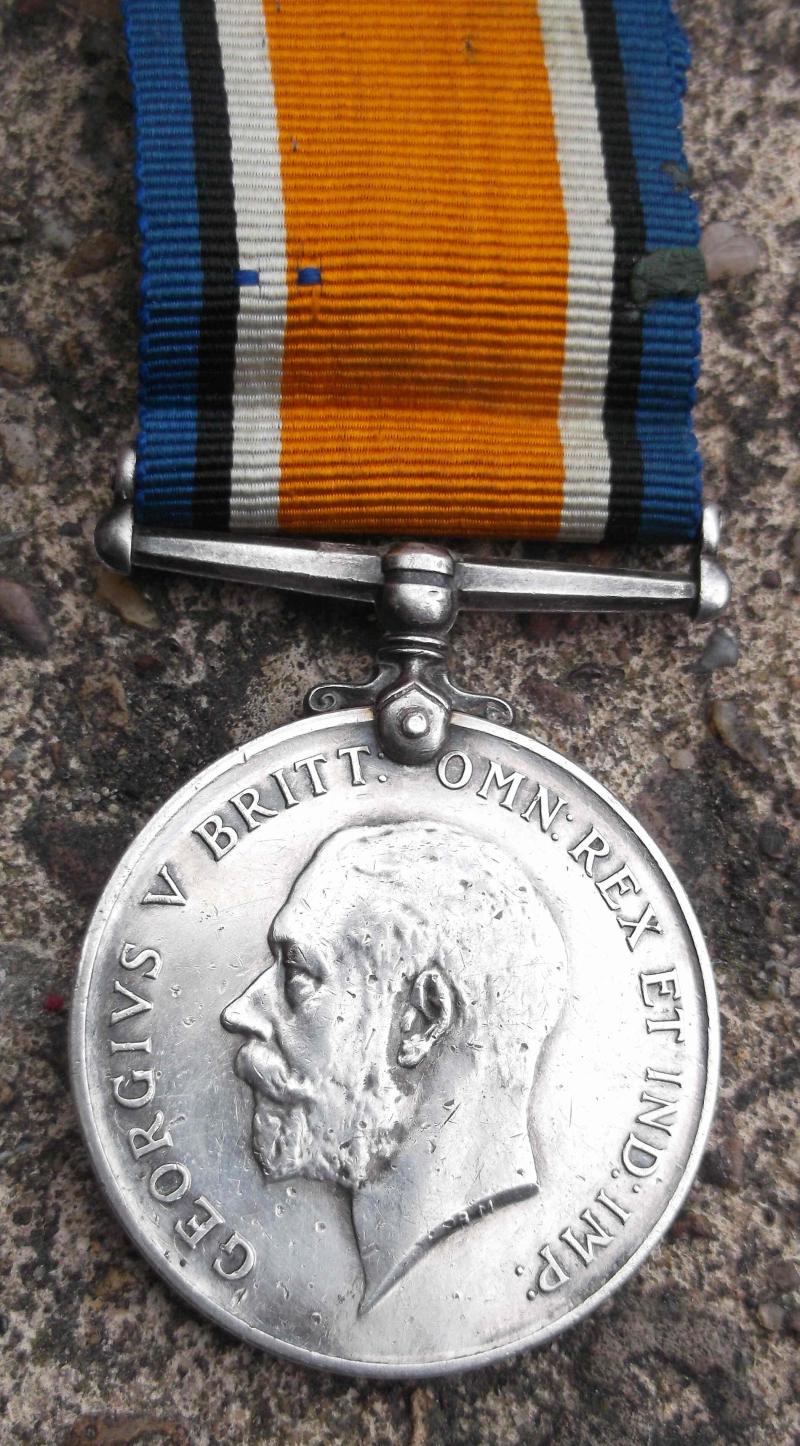 British War Medal  WW1 Red Cross St Johns D. Harkness