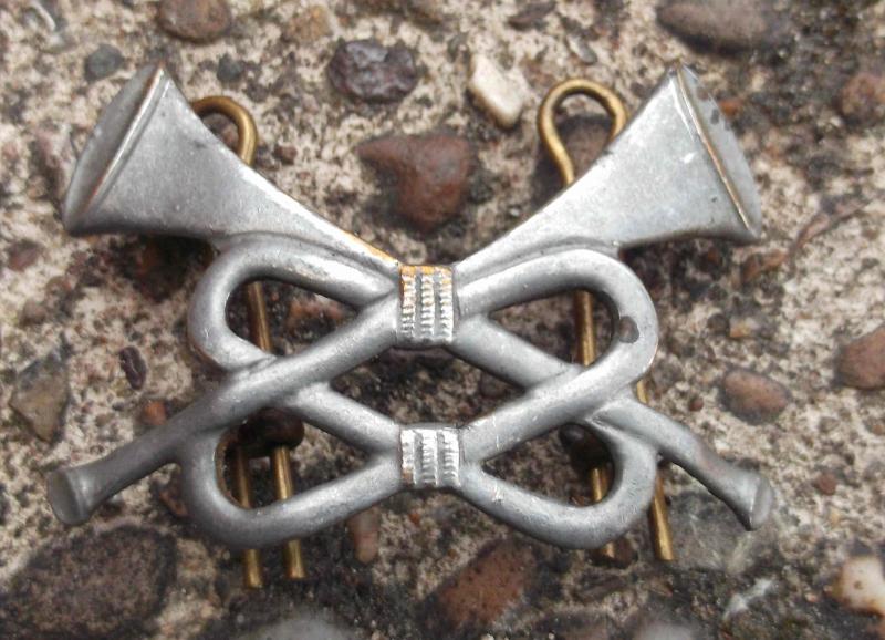 British Army Trumpeter Arm Badge Vintage Metal