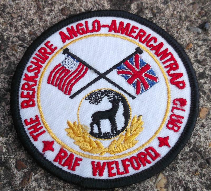 RAF Welford Anglo American Patch Royal Air Force Base