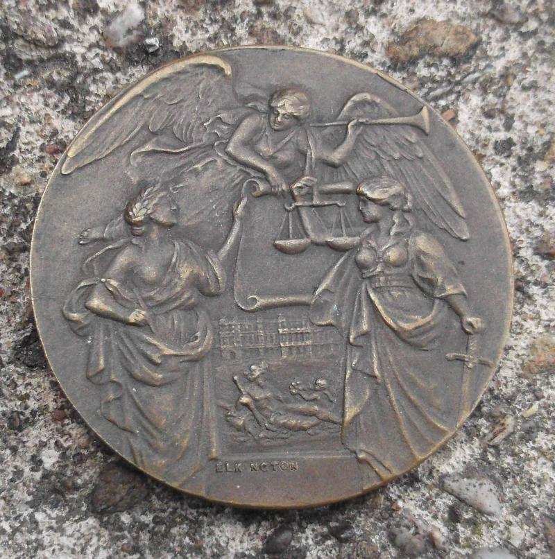 Allied WW1 Treaty of Versailles Commemorative Coin Medallion 1919