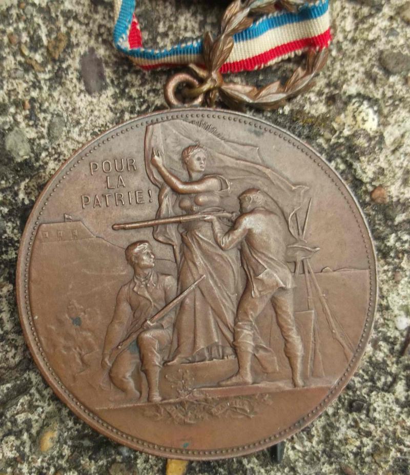 Vintage French Pour La Patrie Medal France Shooting Award