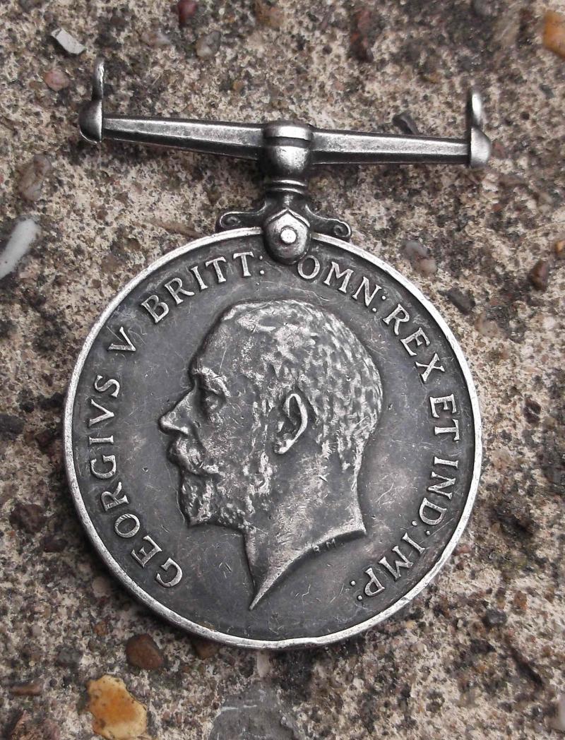 British Army War Medal Silver BWM WW1 South Wales Borderers