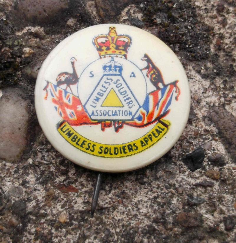 Australia SA Limbless Soldiers Appeal Pin Badge