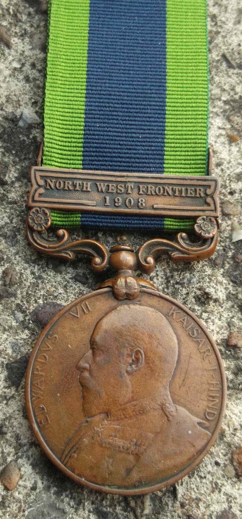 British Indian Army Medal India General Service IGS Bronze