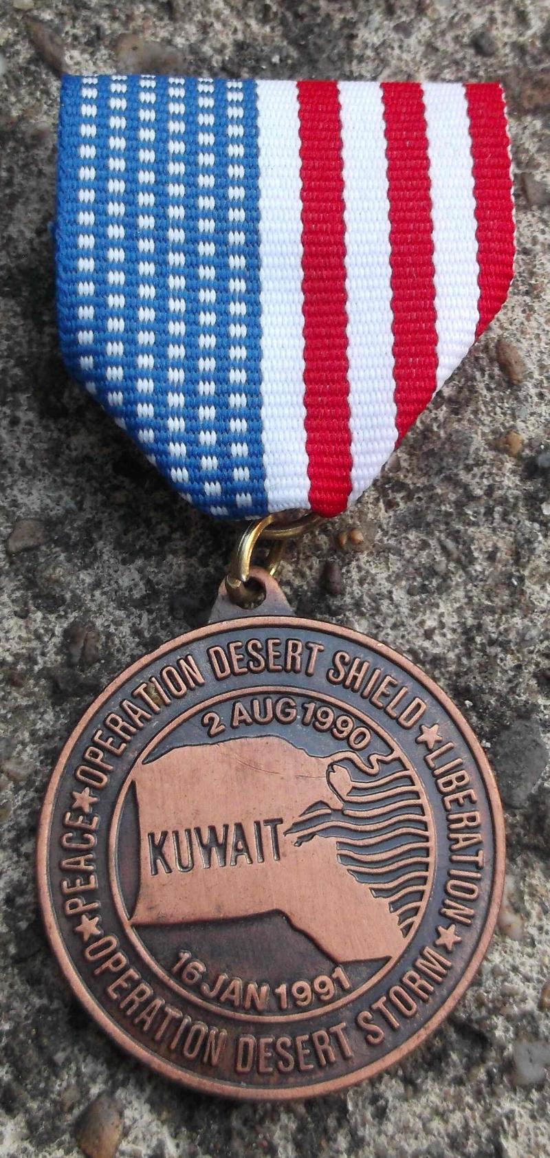 US Commemorative Medal Kuwait United States of America