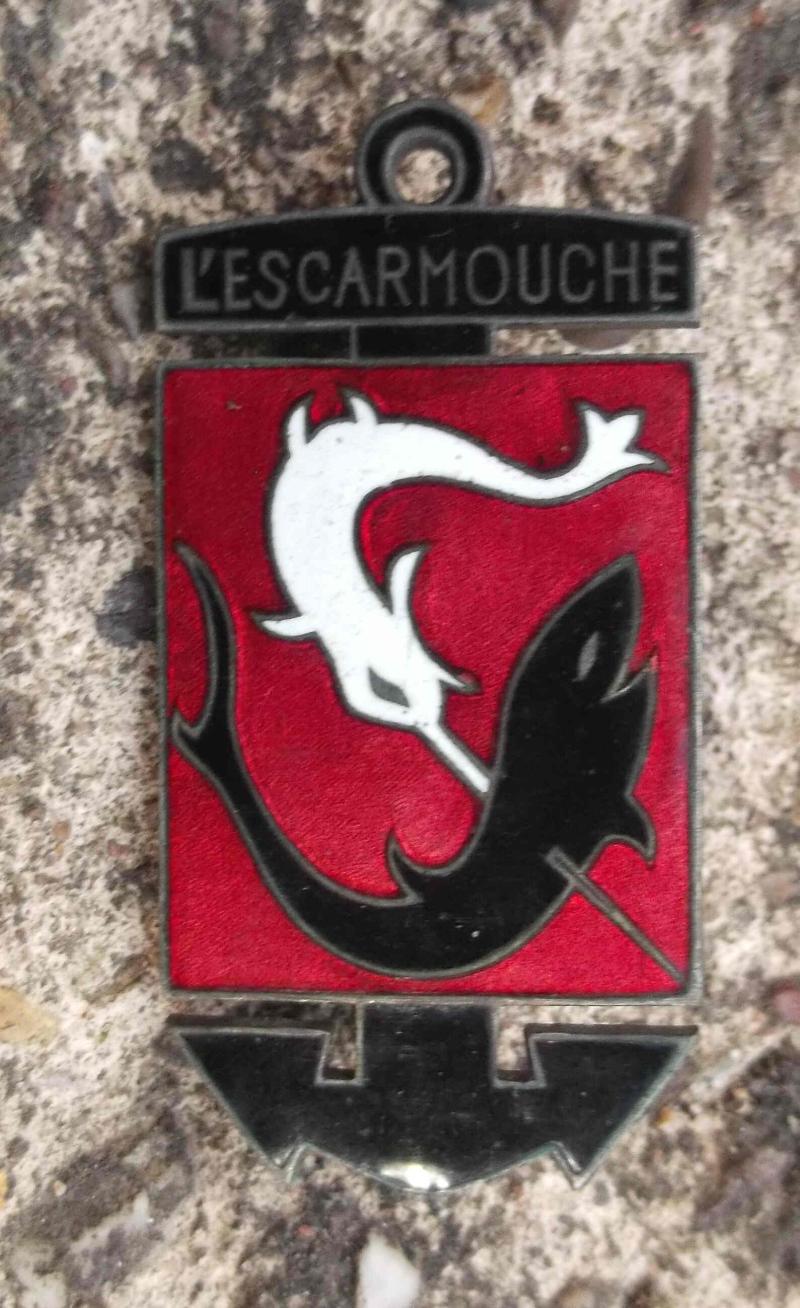 France Naval Forces Crew Badge L'Escarmouche WW2