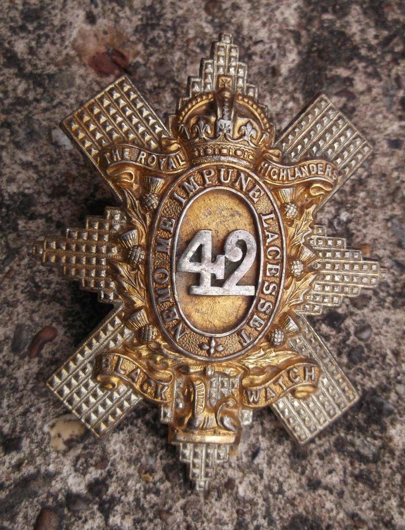 British Army Black Watch Cap Badge 42nd NCOs Scotland