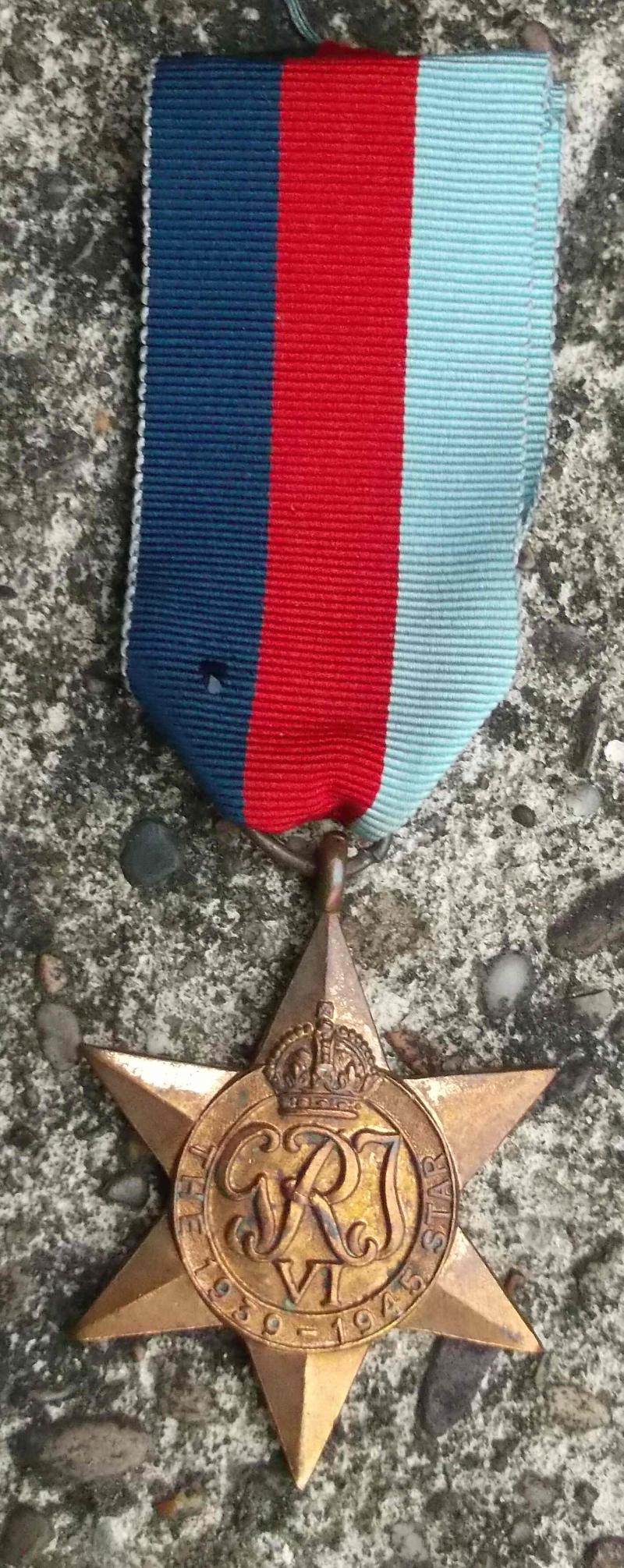 British and Commonwealth WW2 1939 to 1945 Star War Medal